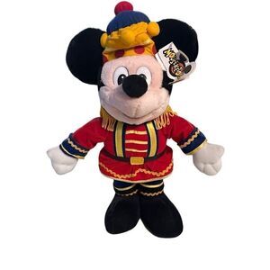 Vtg Disney Mickey Mouse Mouseketoys Band Leader Nutcracker Standing Plush 14"